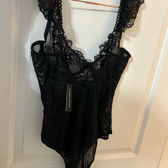 Gooseberry Intimates Black Lace Bodysuit - Picture 5 of 8